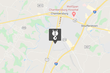 Chambersburg Location Map