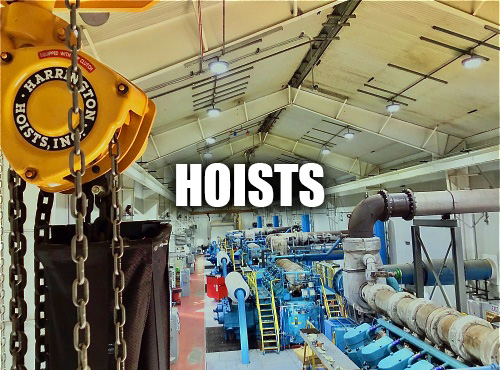Harrington Hoist Manual Chain Hoist Installed At A Customer Facility