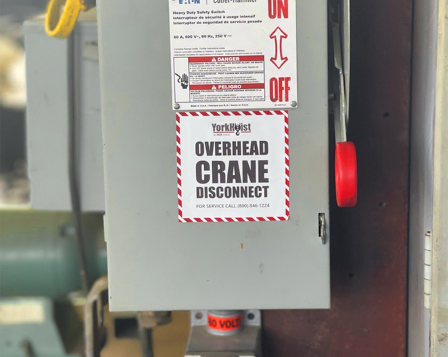 OSHA Compliant Inspections & PM YorkHoist Crane and Hoist